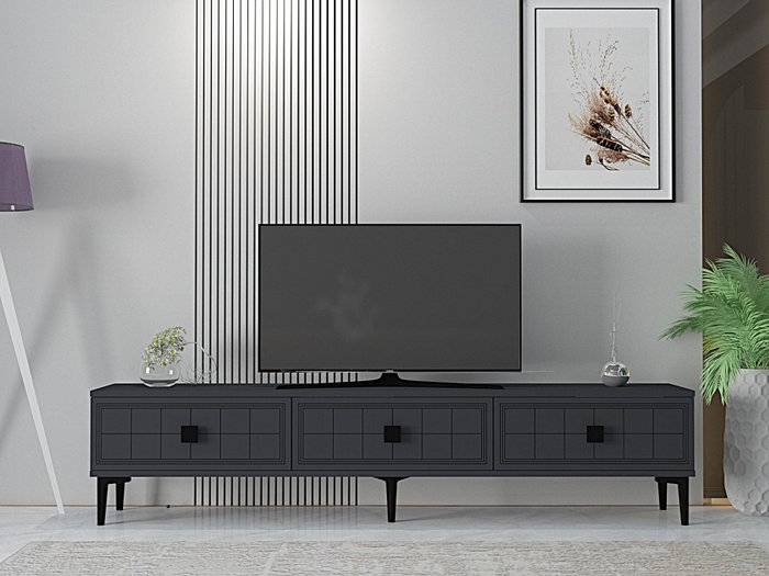 Hanah Home Yuka 180 - Soporte para TV Antracita Hanah Home Yuka 180 - Soporte para TV Antracita